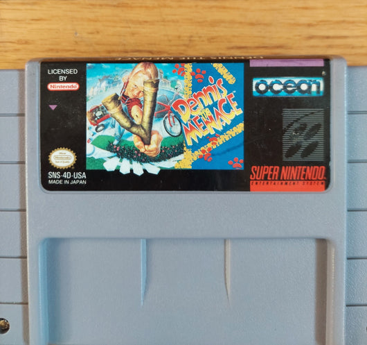 Dennis The Menace - SNES Game Action & Adventure Cartoon, Works, Fast Shipping!