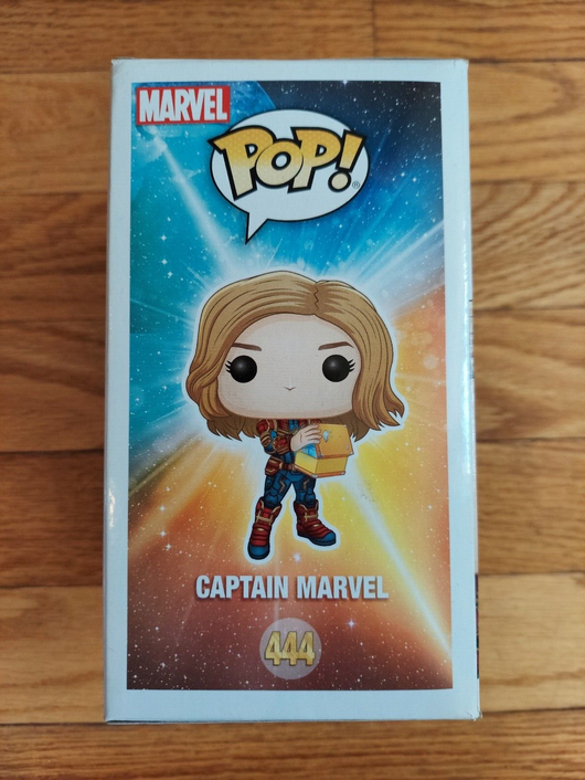 Funko Pop! Captain Marvel #444 (Glows In The Dark) & Captain Marvel #576 Combo
