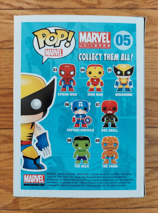 Funko Pop! Marvel - Wolverine Vinyl Bobble Head #05 (Hot Topic Exclusive) - NEW