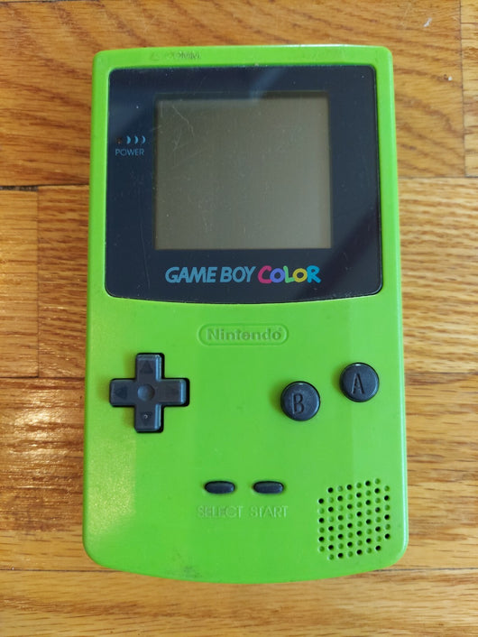 Game Boy Color (Green) W/2 Games (All-Star Baseball 2000, Disney's Tarzan)