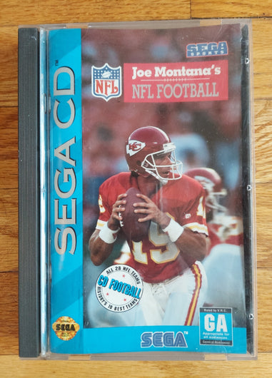 Joe Montana's NFL Football (CIB) - Sega CD Game Sports, Works, Fast Shipping!