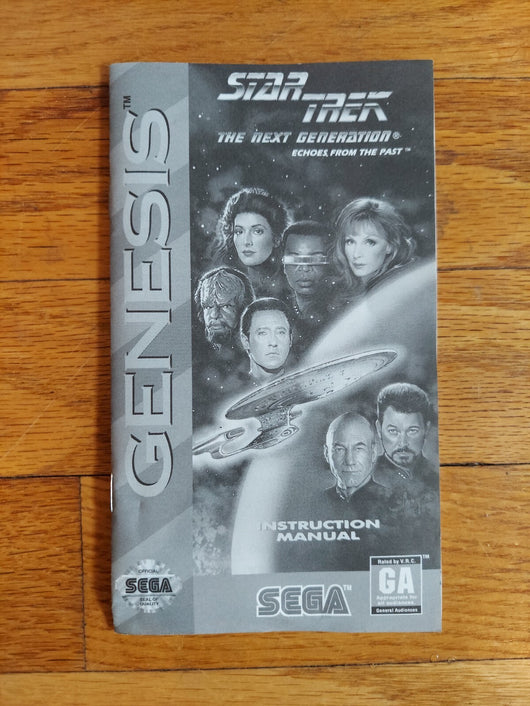 Star Trek: The Next Generation - Echoes From The Past (CIB) - Sega Genesis
