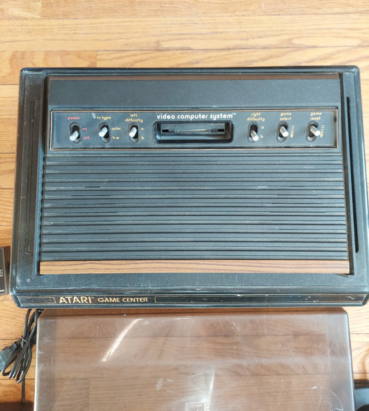 Atari 6-Switch 2600 (CX-2600) - Tested/Works - W/Game Center Storage Container