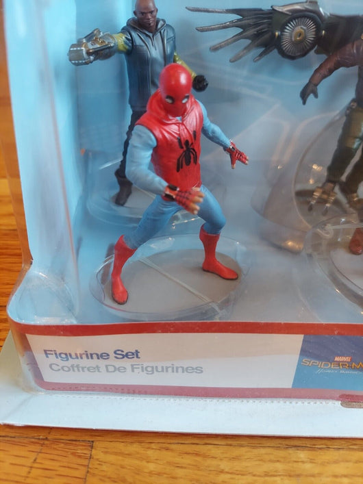 Spider-Man Homecoming 6 Piece Figurine Set - Marvel, Fast Shipping!