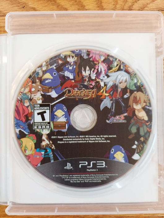 Disgaea 4 (CIB) - PS3 Game Role Playing Tactical Strategy, Works, Fast Shipping!