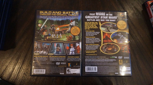 LEGO Star Wars II: The Original Trilogy (PS2) & Star Wars Battlefront 2 (CIB)