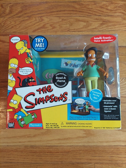 Playmates: The Simpsons Interactive Environment - Bowl-A-Rama, FAST SHIPPING