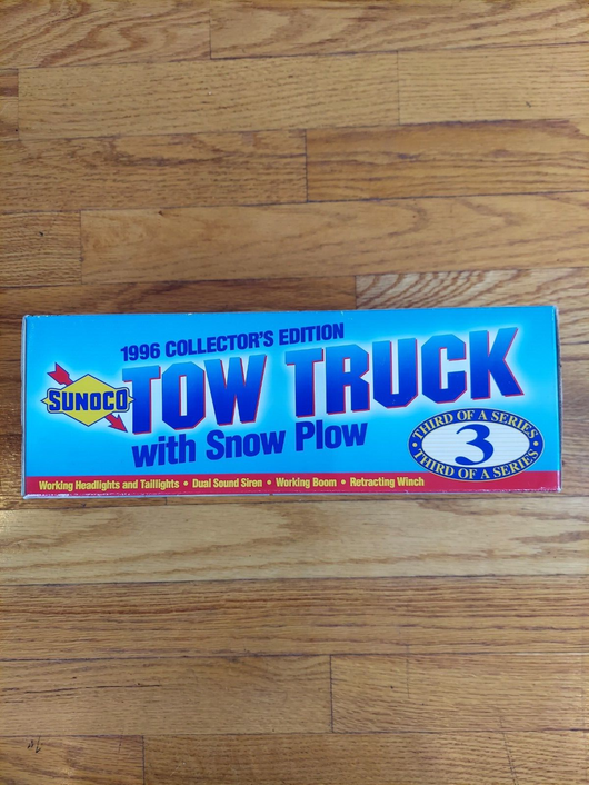 Sunoco Toy Truck With Snow Plow - 1996 Collector's Edition, New in box,Fast Ship