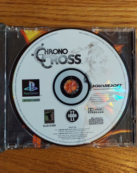 Chrono Cross (No Manual) - PS1 Game RPG Fantasy, Works, Fast Shipping!