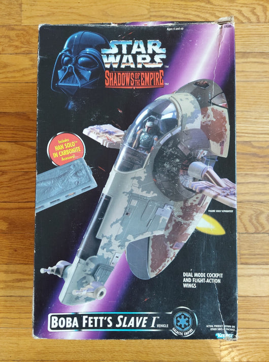 Vintage 1996 Hasbro Kenner Star Wars POTF - Boba Fett's Slave 1 Ship