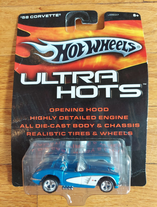Hot Wheels: Ultra Hots - '58 Corvette - 1/64 Scale - NEW Sealed - Fast Shipping!