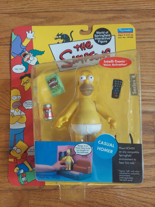 ToyFare: The Simpsons Intelli-Tronic Voice Activation - Casual Homer (Series 4)