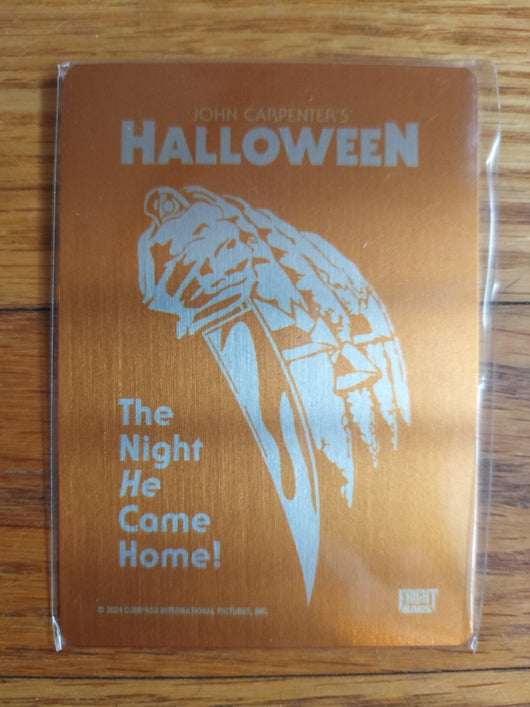 John Carpenter's Halloween - Fright Rags (2024) Metal SP Card - Rare - Fast Ship