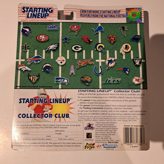 1997 Kenner Starting Lineup John Elway Denver Broncos Hall Of Fame Quarterback