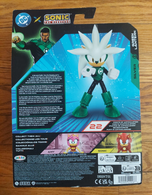 Jakks Pacific - Sonic The Hedgehog: Silver As Green Lantern 5