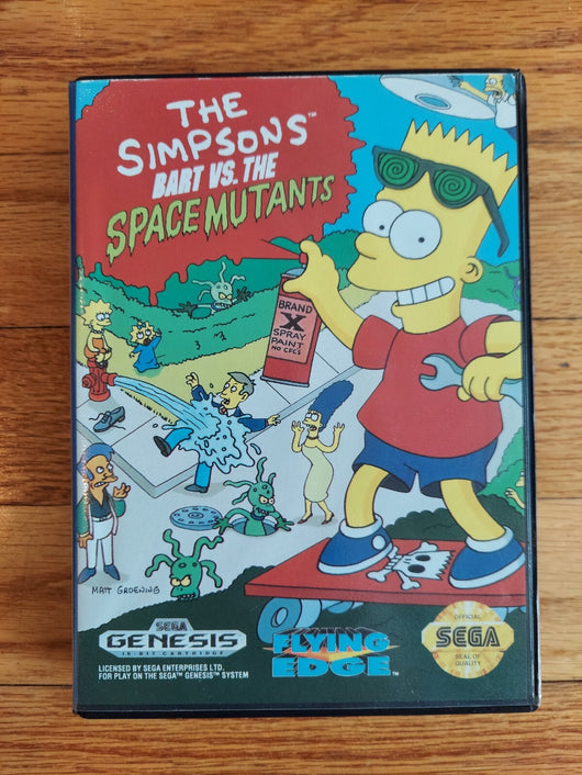 The Simpsons: Bart Vs. The Space Mutants (CIB) - Sega Genesis