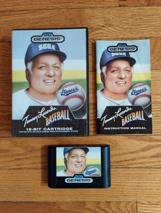 Tommy Lasorda Baseball (CIB) - Sega Genesis Game Sports, Works, Fast Shipping!