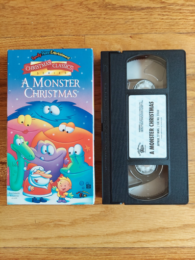F.H.E - A Monster Christmas - Rare VHS Tape, Works, Fast Shipping