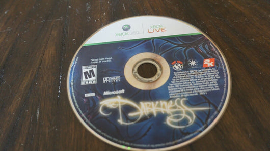 The Darkness (Microsoft Xbox 360, 2007) Disc Only, Works! Ships Fast!