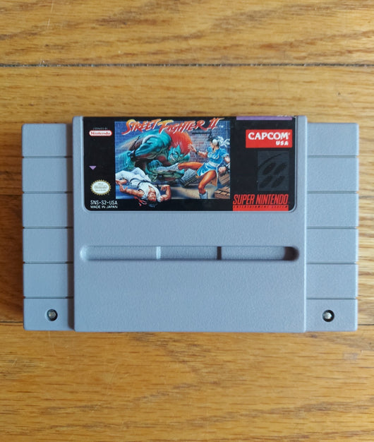 Street Fighter II - SNES Game 2D Fighting Arcade Classic, Works, Fast Shipping!