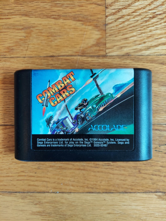 Combat Cars (CIB) - Sega Genesis - Game Racing Vehicular Combat - Fast Shipping!