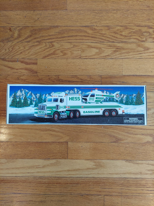 Hess 1995 Toy Truck And Helicopter, Fast Shipping