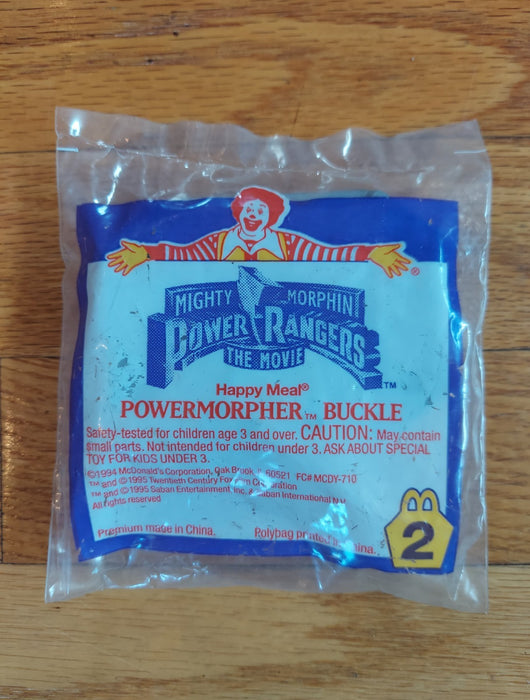 McDonalds Happy Meal #2: Powermorpher Buckle - Mighty Morphin Power Rangers