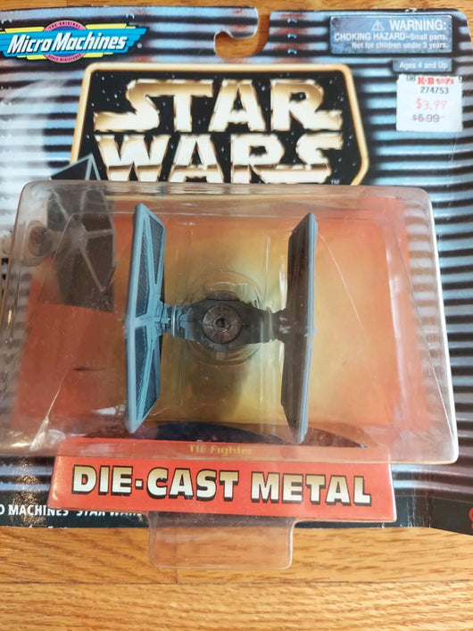 MicroMachines Star Wars: X-Wing Starfighter & TIE Fighter Combo, Fast Shipping