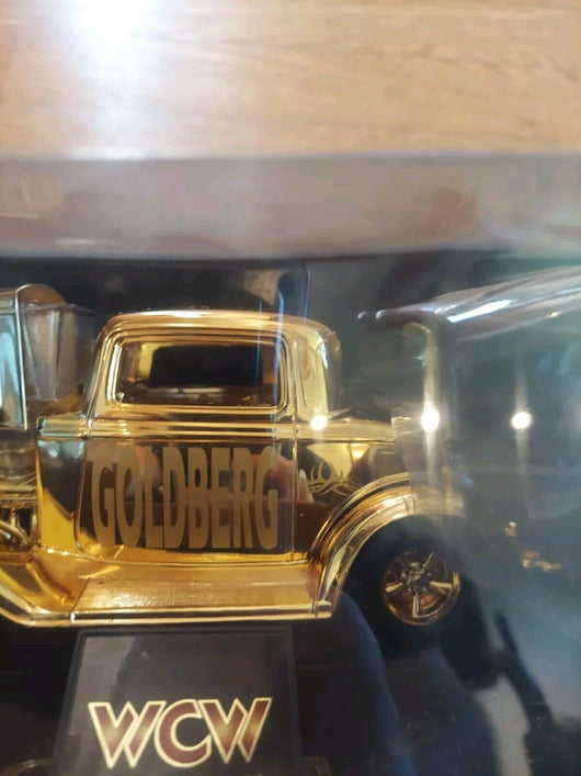 Racing Champions  1:24 Scale - Goldberg 24K Gold Nitro Streetrod (WCW),Fast Ship