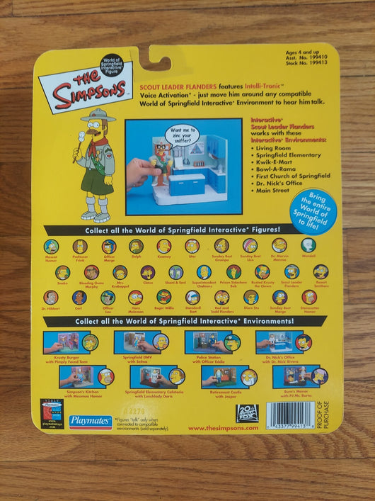 Playmates: The Simpsons Intelli-Tronic Voice Activation (Series 10) - Flanders