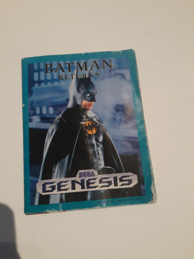 Sonic The Hedgehog 2 Poster Only Sega Genesis Batman Returns Insert *Authentic*