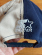 Starter: Georgetown Hoyas Bulldog Snapback Hat Cap (Split Color), Fast Shipping!