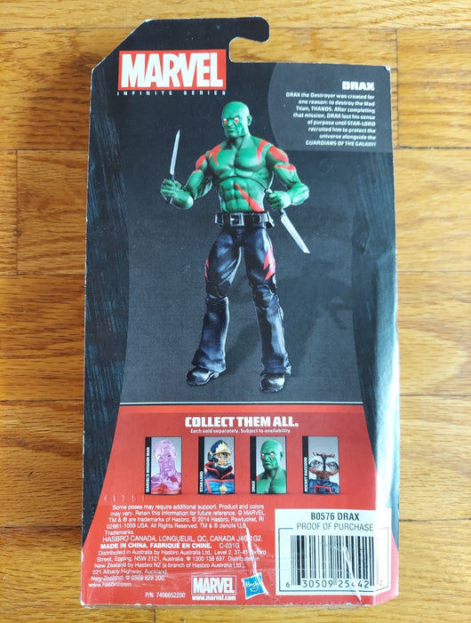 Marvel's Infinite Series (2014) - Drax the Destroyer B0576 Avengers, Fast Ship!