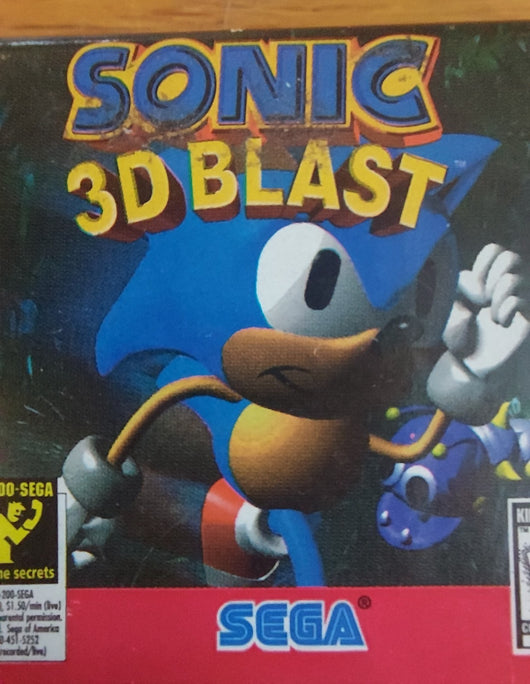 Sonic 3D Blast (Cartridge Only) - Sega Genesis Game Action - Works Fast Shipping
