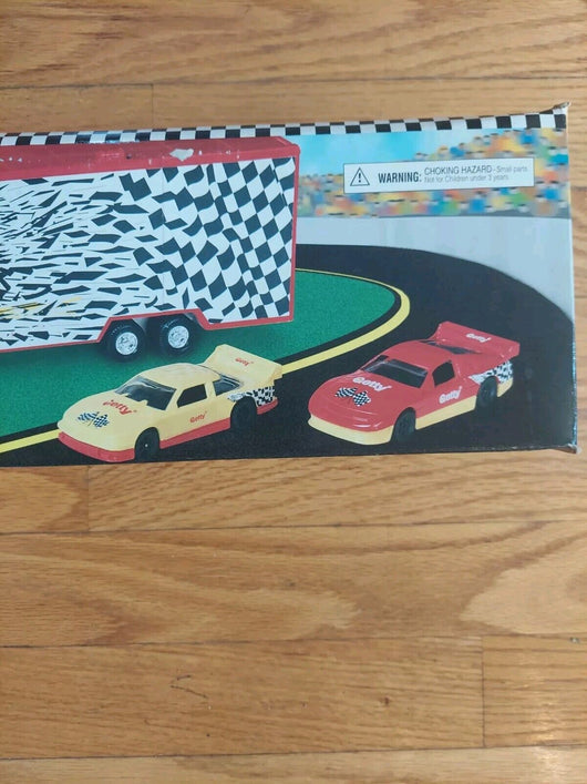 Getty 1998 Multi-Race Car Transporter Truck 5th In Series Collection Holiday NEW