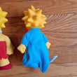Vintage 90s Simpsons Burger King Plush Doll Set 4 Homer Marge Maggie Lisa 