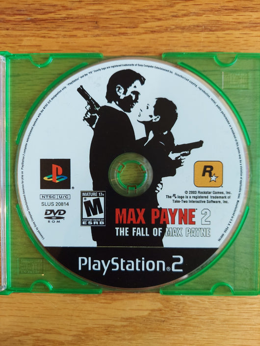 Max Payne 2: The Fall Of Max Payne (Disc Only) - PS2,Works, Fast Shipping