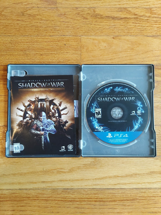 Middle-Earth: Shadow Of War - Steelbook/CIB - PS4, Works, Fast Shipping!