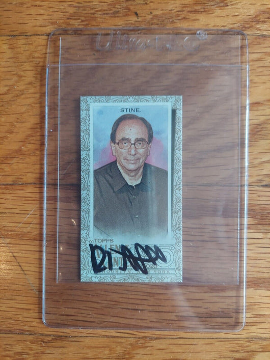 Authentic R.L. Stein Signed Topps Card