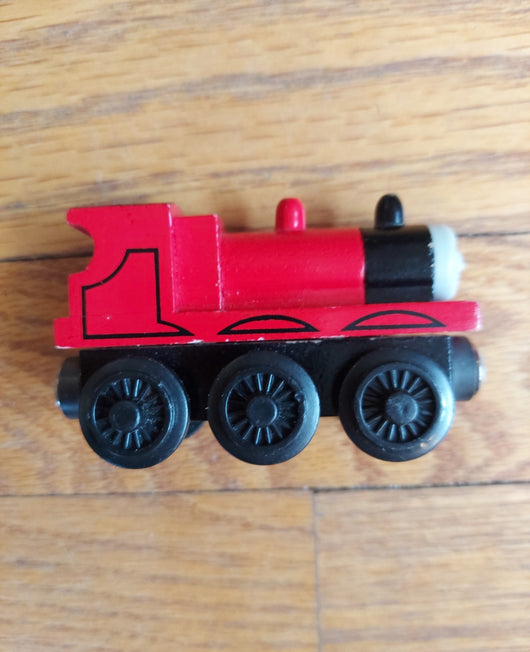 Thomas & Friends Wooden Railway Train & Tender (1996) - James - Limited Release