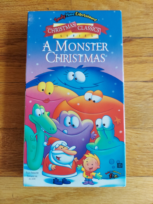 F.H.E - A Monster Christmas - Rare VHS Tape, Works, Fast Shipping
