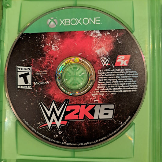 WWE 2K16 (Microsoft Xbox One, 2015) Complete In Box,Works,Fast Shipping