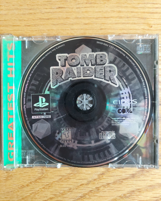 Tomb Raider - Greatest Hits (CIB) - PS1 Action Adventure, Works, Fast Shipping!