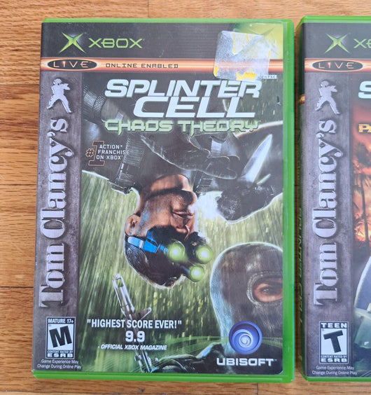 Splinter Cell Combo: Pandora Tomorrow & Chaos Theory - Xbox Game Fast Shipping!