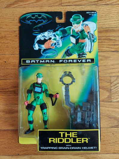 Batman Forever - The Riddler (with Trapping Brain-Drain Helmet) Vintage Kenner