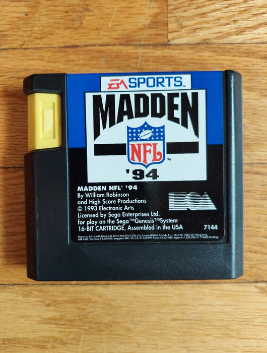 Madden NFL '94 (CIB) - Sega Genesis Game American Football Sports Fast Shipping!