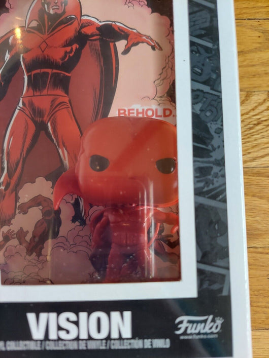 Funko Pop Comic Covers Marvel Vision 02 Special Edition, NEW , FAST SHIPPING