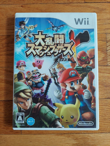 Nintendo Wii Super Smash Bros. Brawl Japanese Version Game Region Locked US Ship