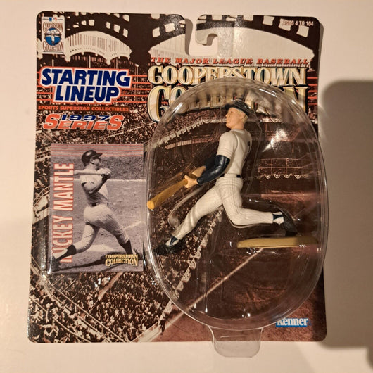 Mickey Mantle 1997 Cooperstown Collection Starting Lineup NY Yankees MLB 🎥✔️