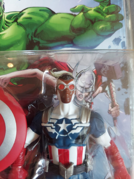 Marvel Legends Series: Shield-Wielding Heroes W/Secret Wars Comic Book Figures